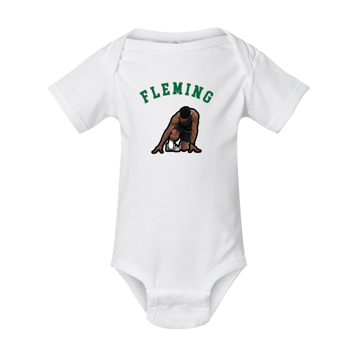 Baby Onesie — Shirsey Arch in White