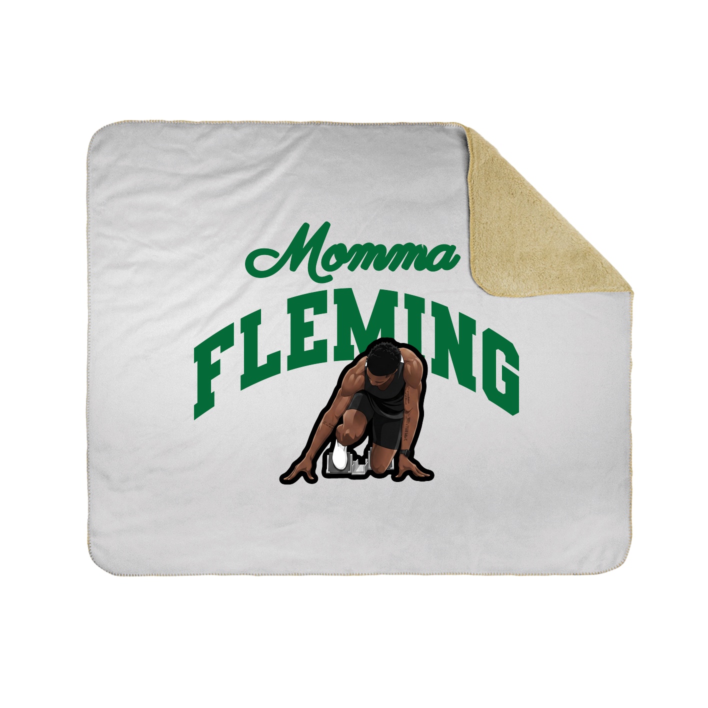 Throw Blanket — Mothers Day Arch in White