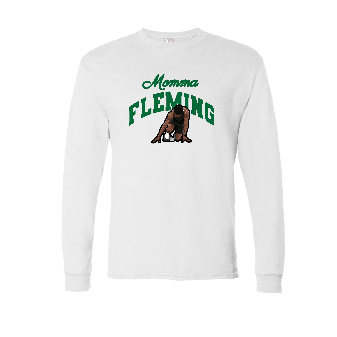 Long Sleeve Tee — Mothers Day Arch in White