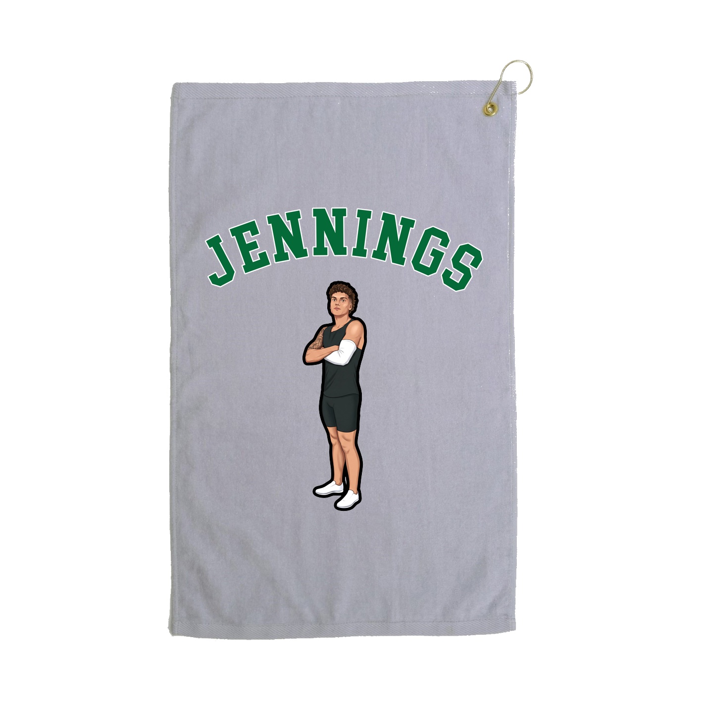 Golf Towel — Shirsey Arch in Grey