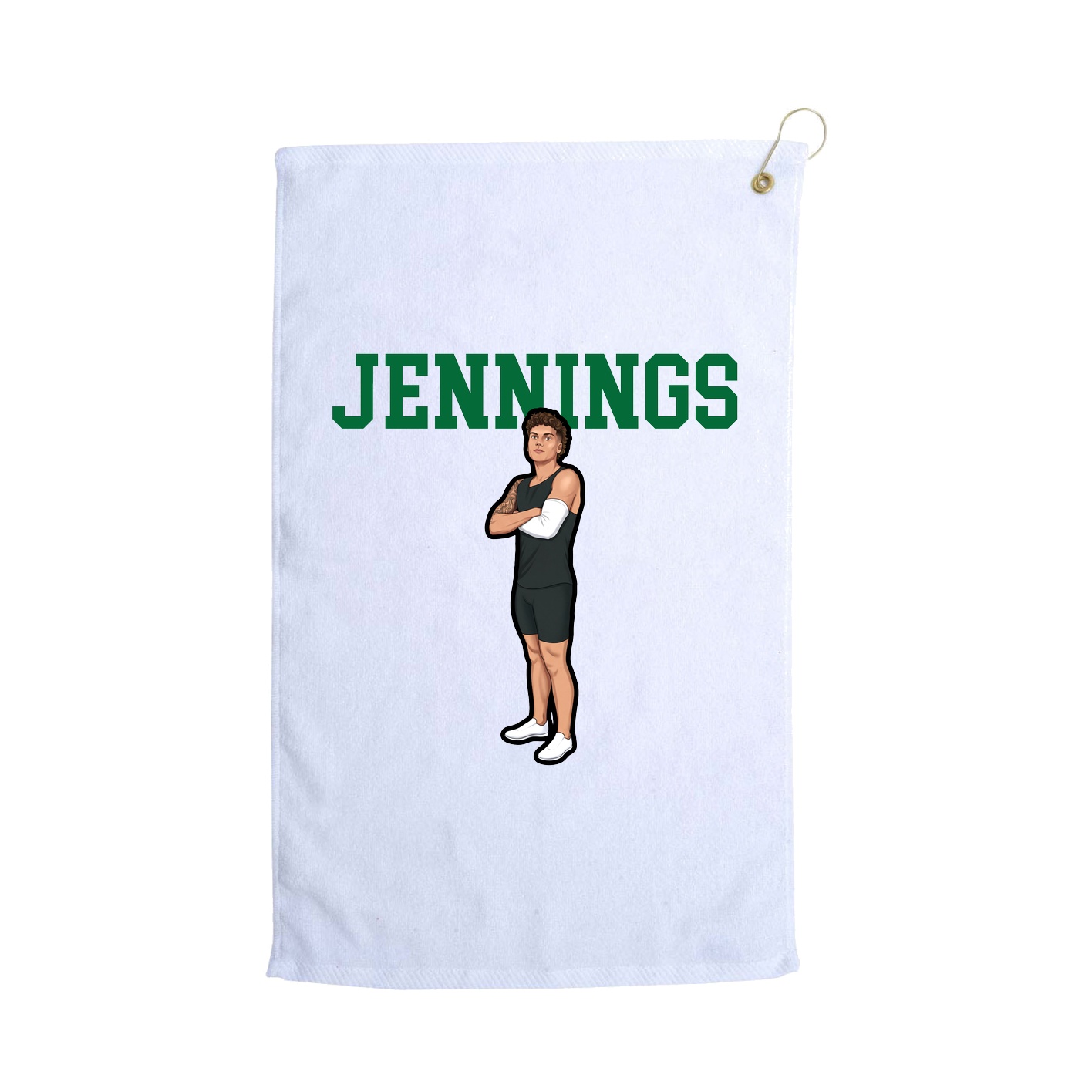 Golf Towel — Shirsey in White