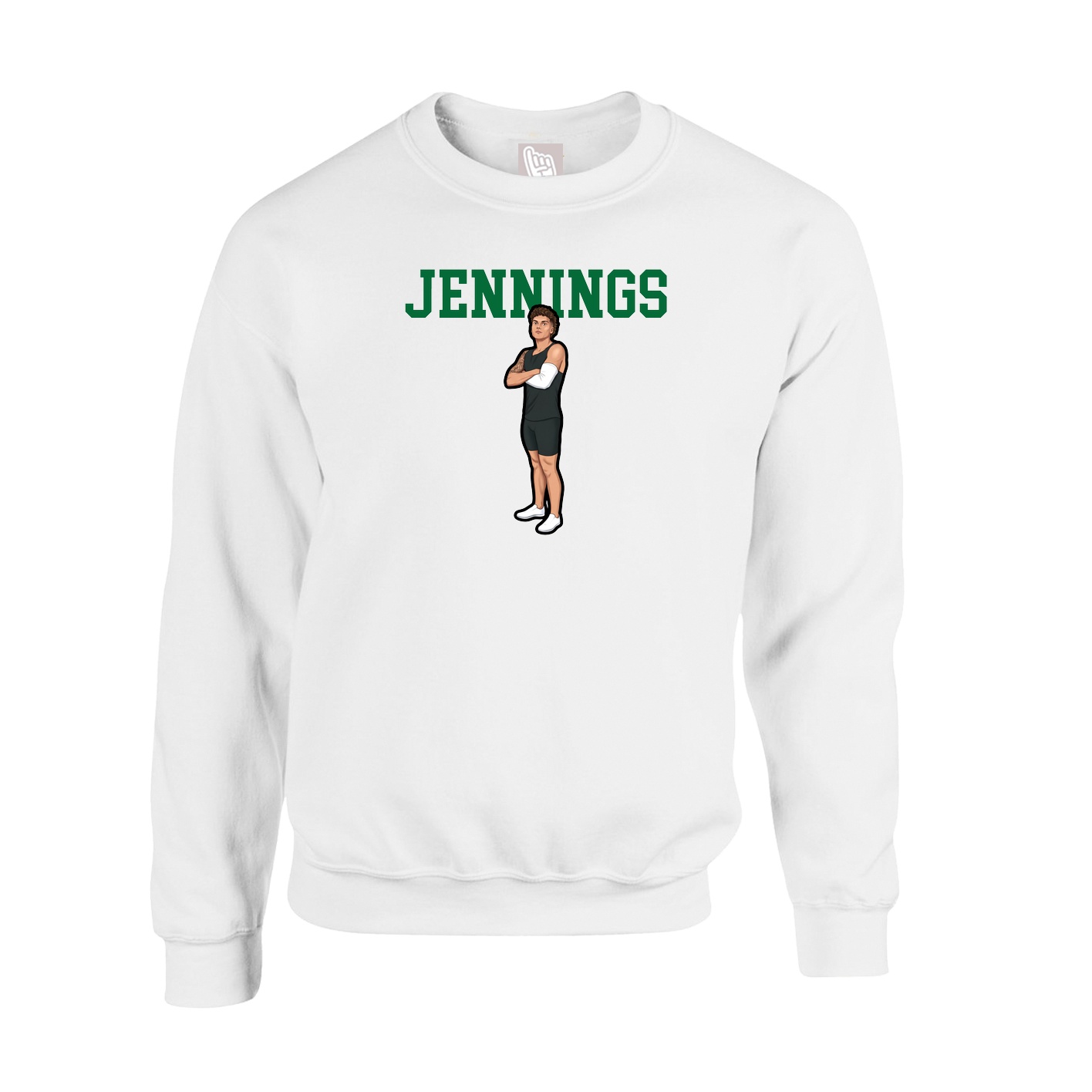 Fleece Crew — Shirsey in White