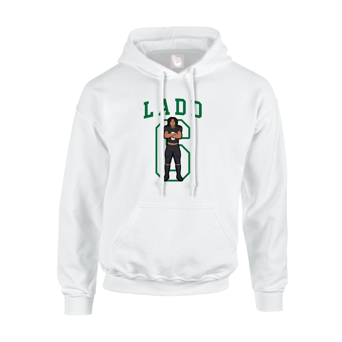Youth Hoodie — Shirsey in White