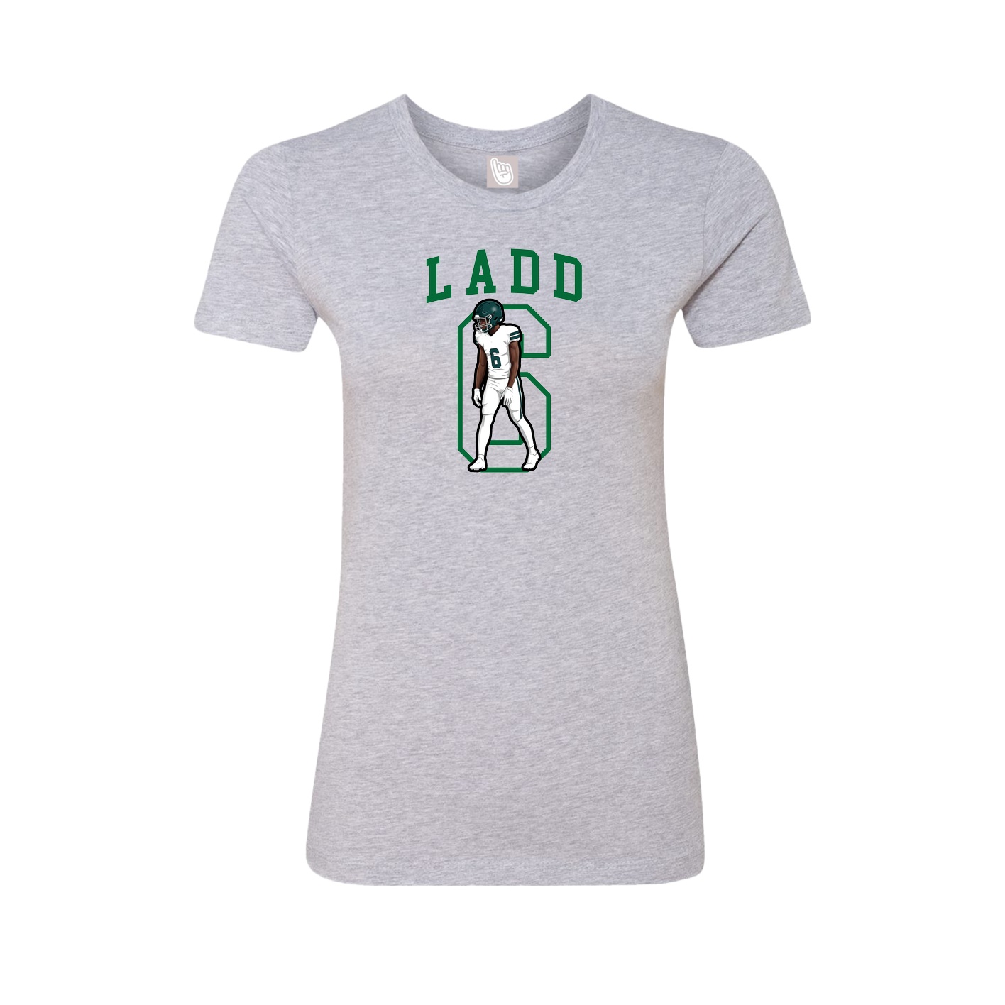 Fitted Women's Tee — Shirsey in Grey