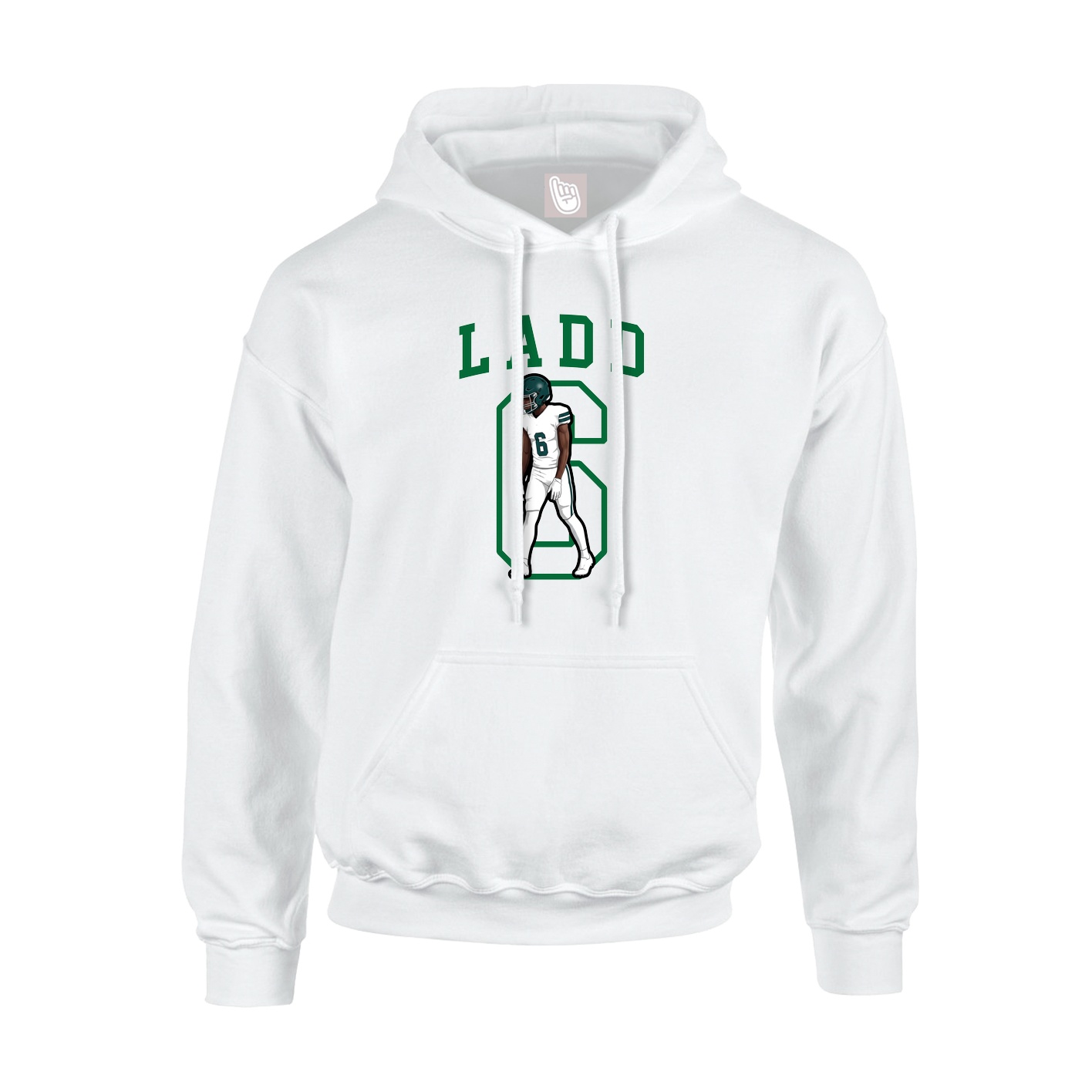 Hoodie — Shirsey in White