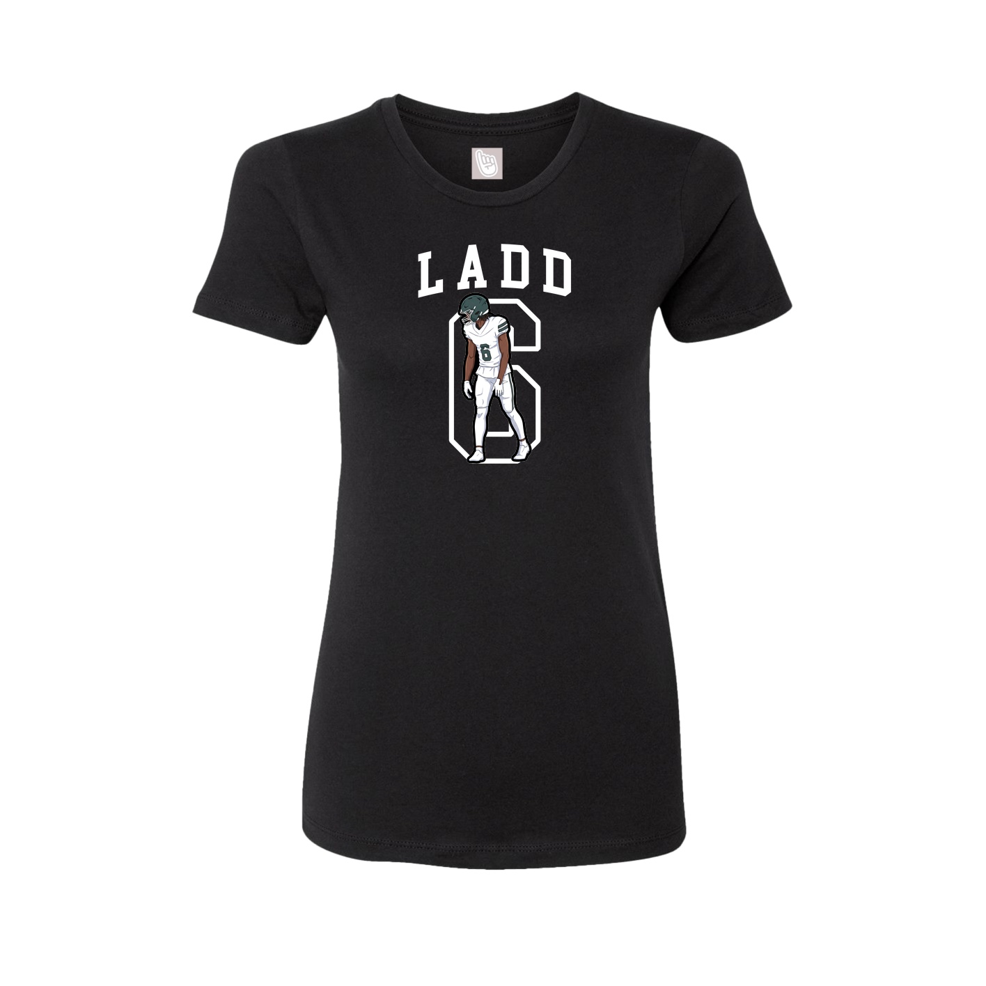 Fitted Women's Tee — Shirsey in Black