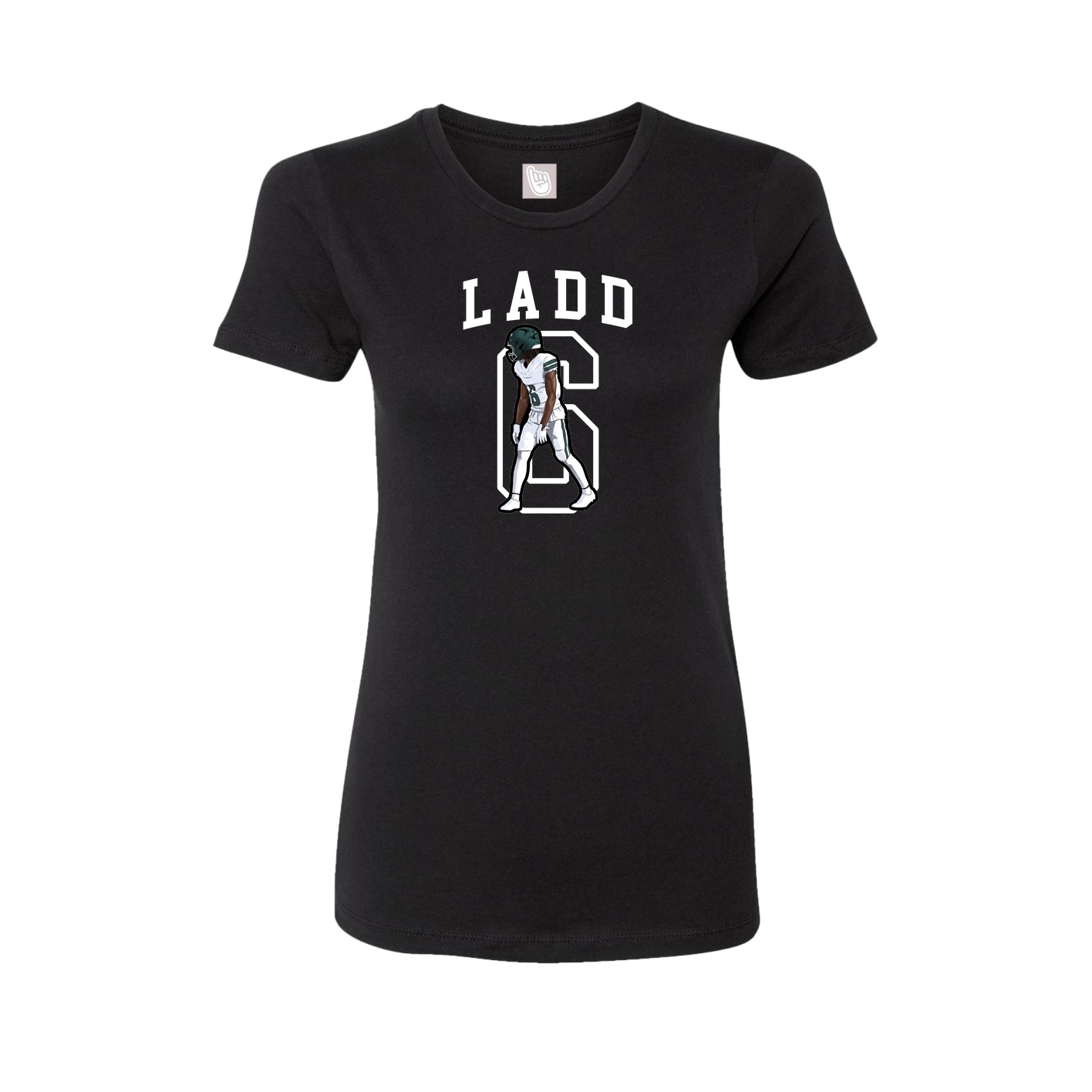 Fitted Women's Tee — Shirsey in Black