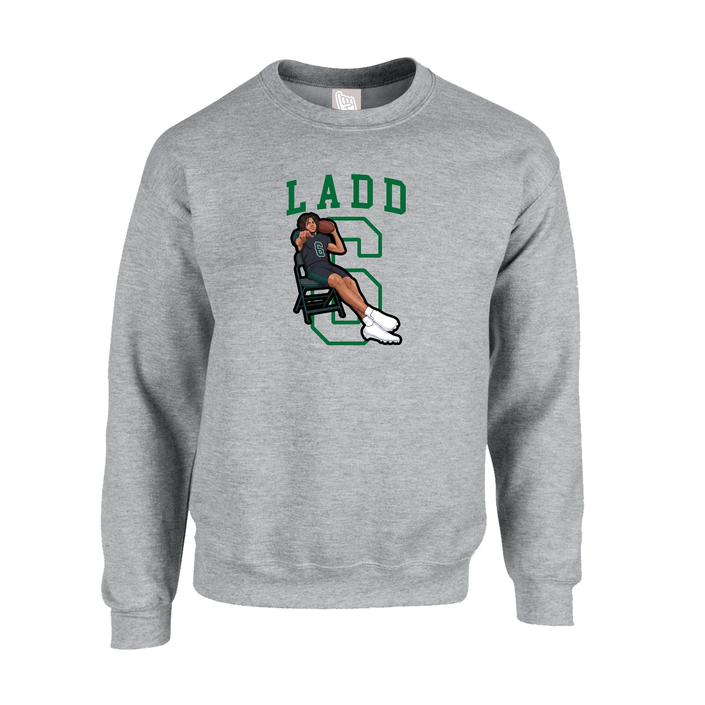 Fleece Crew — Shirsey in Grey