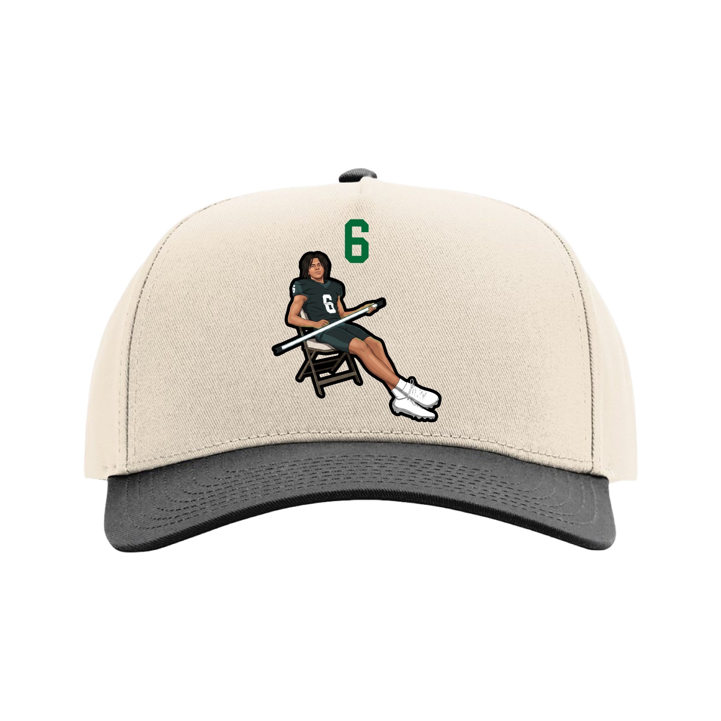 Full Fabric Five-Panel Champ Cap