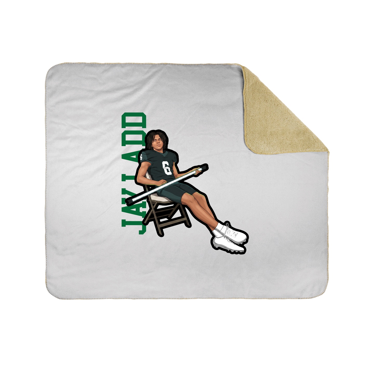 50x60 Sherpa Lined Throw Blanket