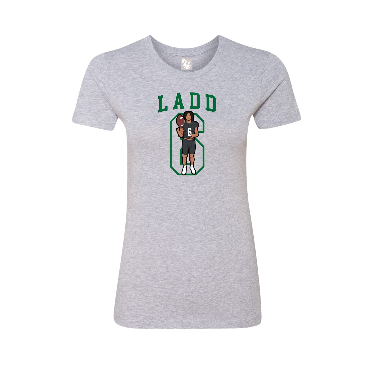 Fitted Women's Tee — Shirsey in Grey