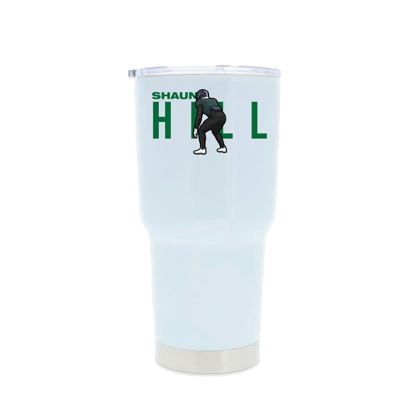 30oz Stainless Steel Tumbler — Player Name in White