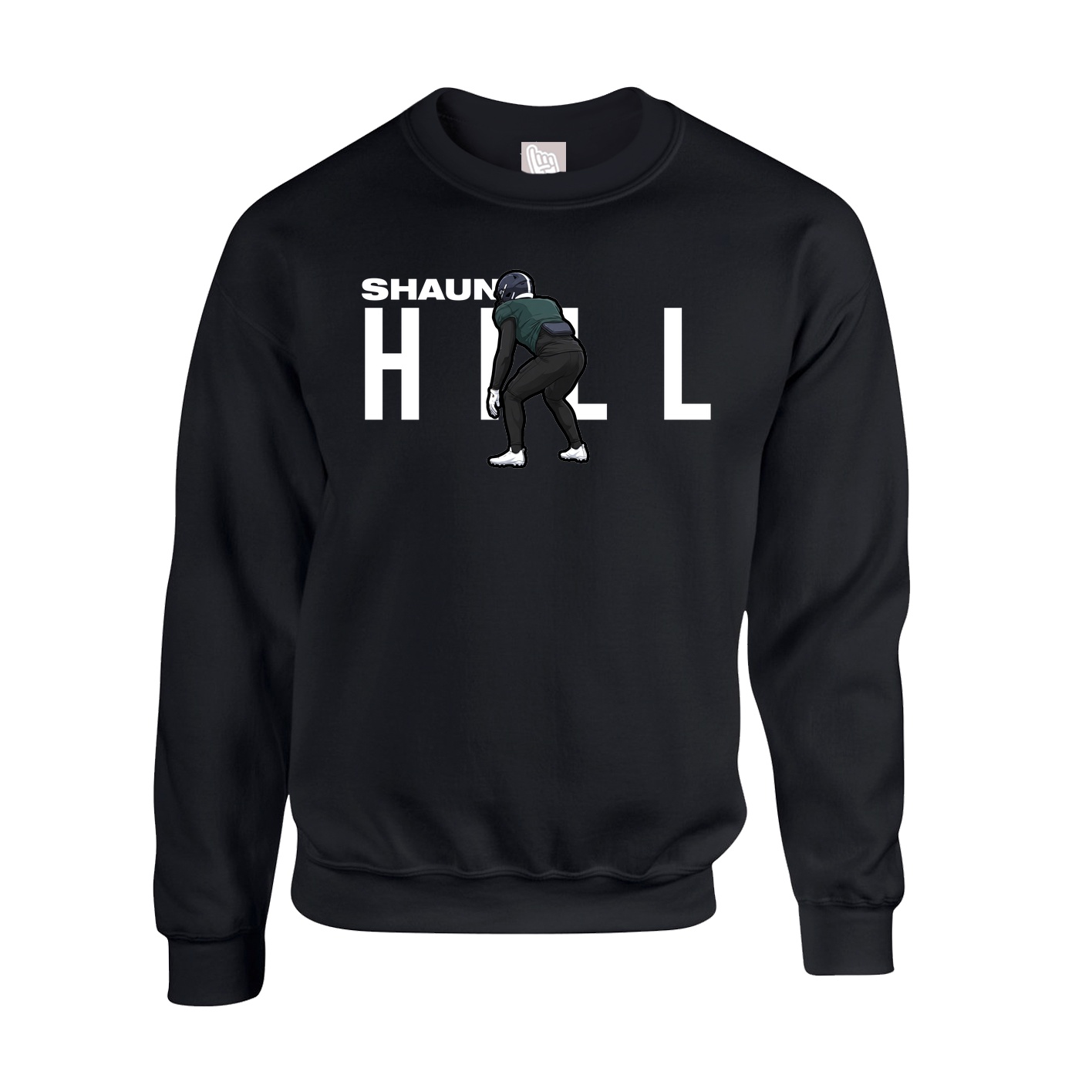 Fleece Crew — Player Name in Black