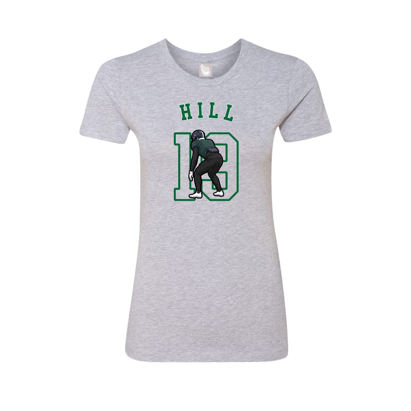 Fitted Women's Tee — Shirsey Arch in Grey