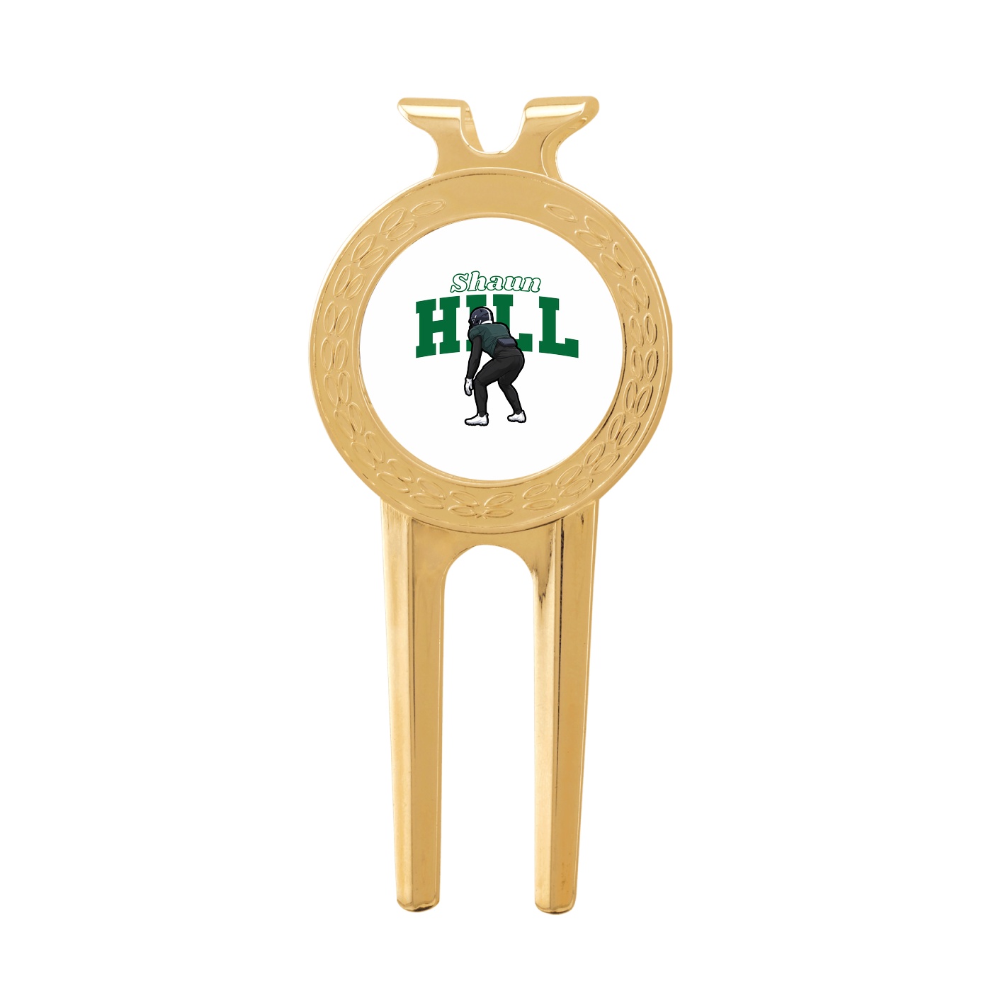 Divot Tool with Ball Marker — Name Arch in Classic
