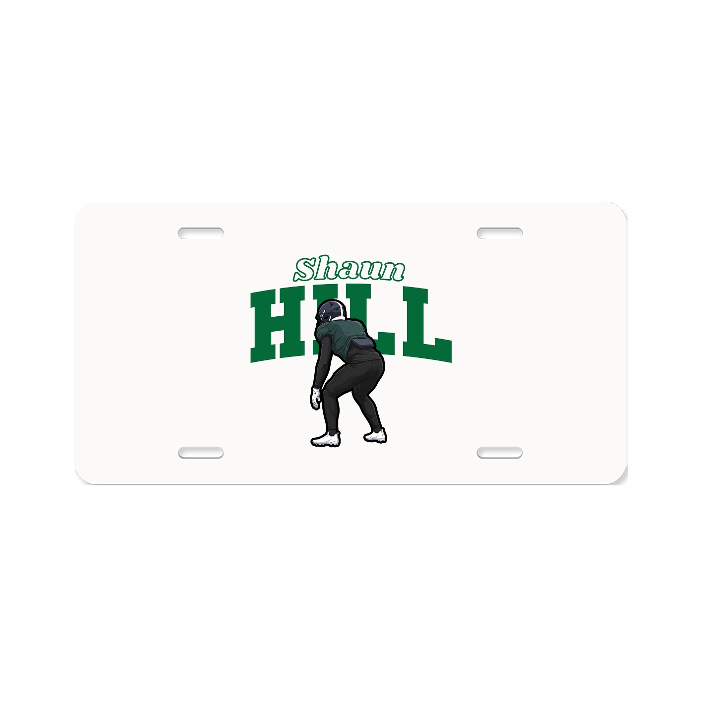 License Plate — Name Arch in Classic