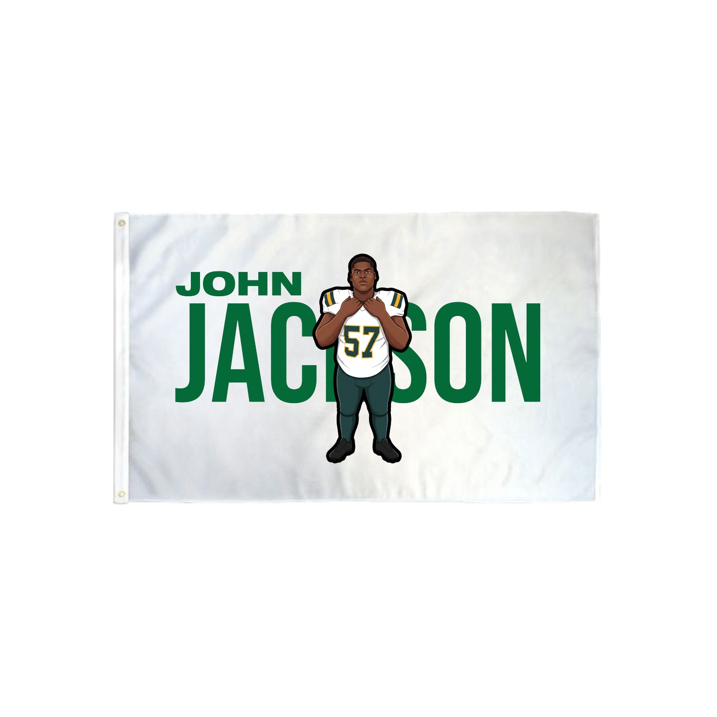 3x5 Flag — Player Name in Classic