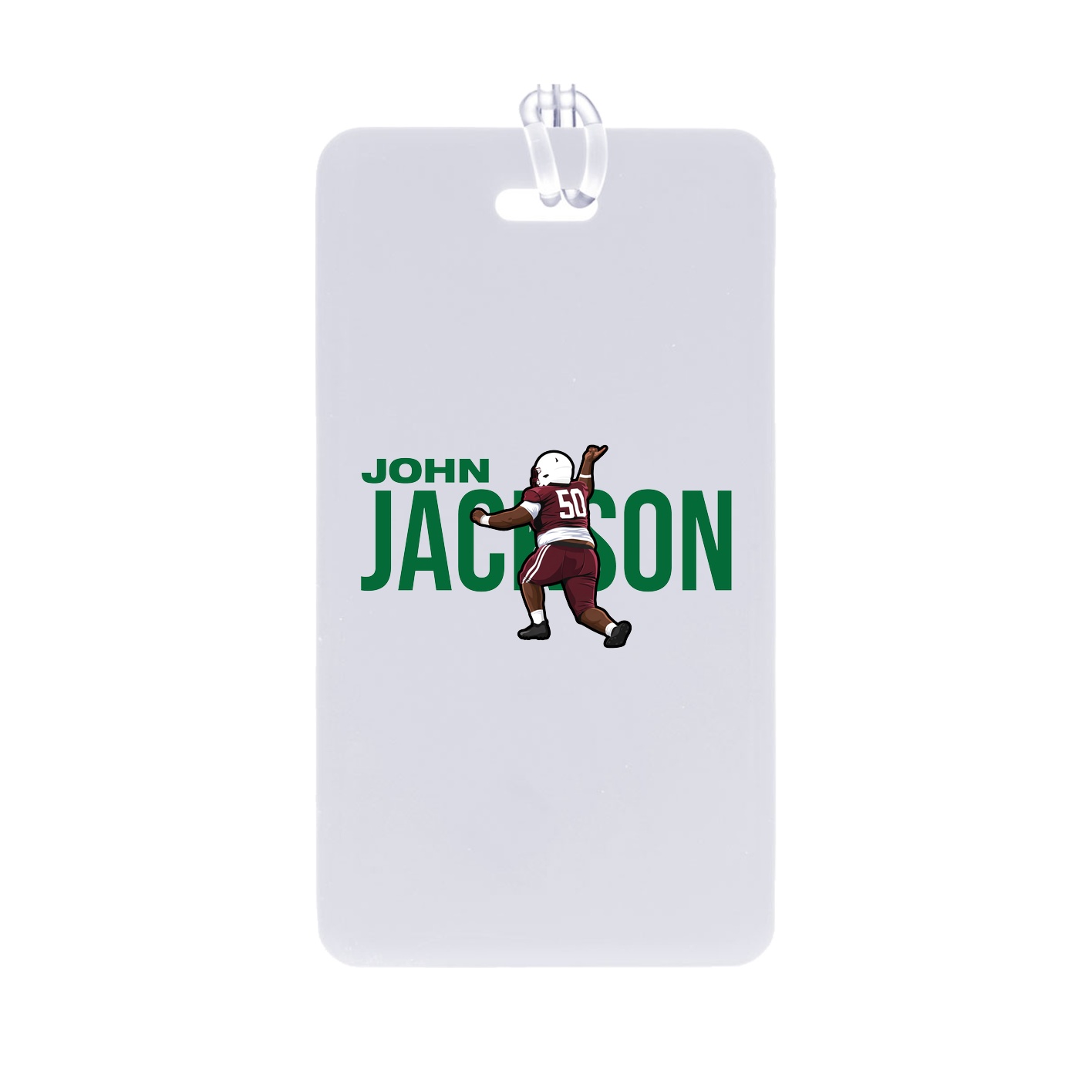 Bag Tag — Player Name in Classic