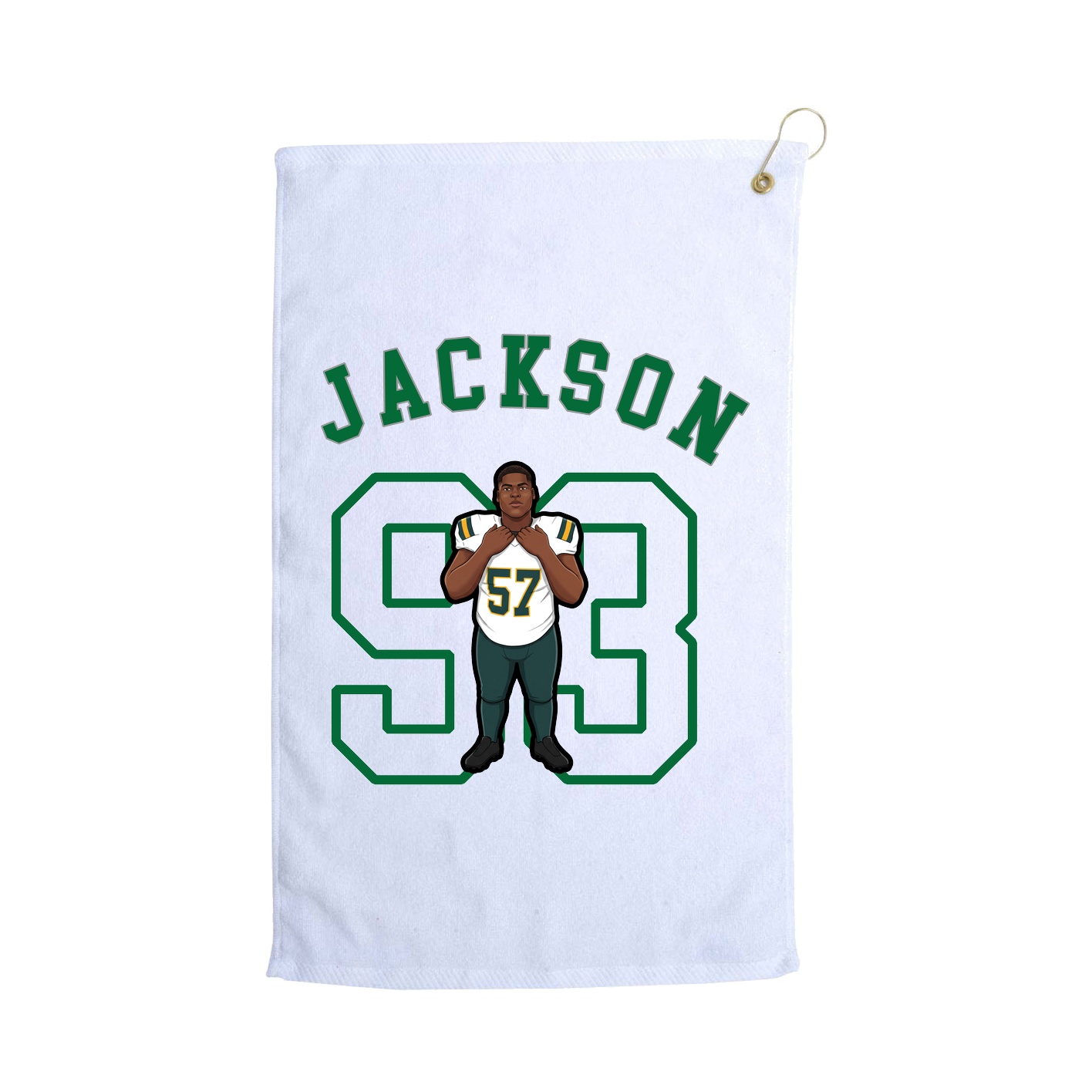 Golf Towel — Shirsey Arch in White