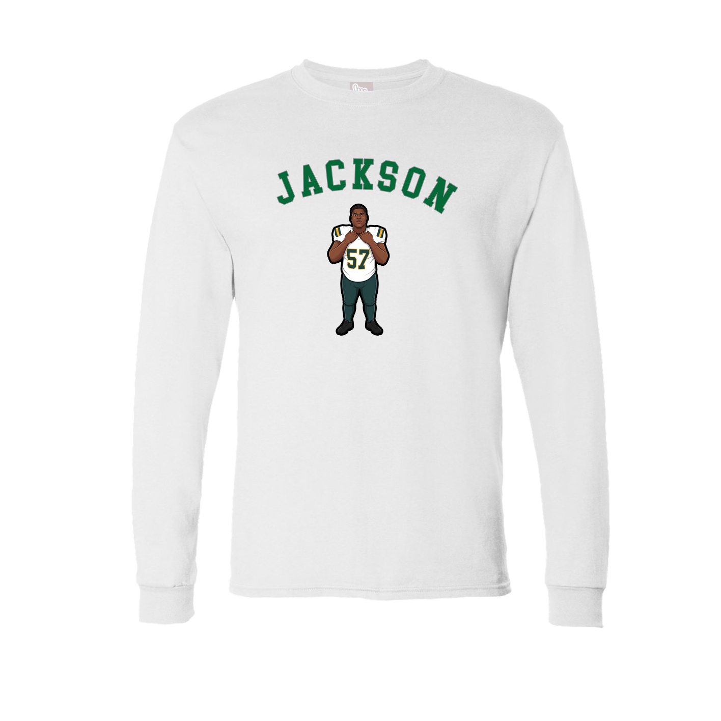 Long Sleeve Tee — Shirsey Arch in White