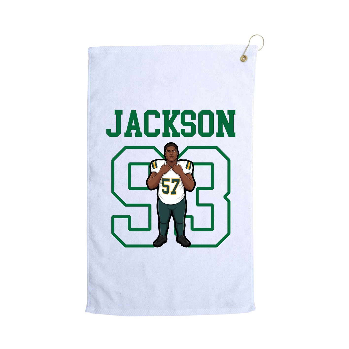 Golf Towel — Shirsey in White