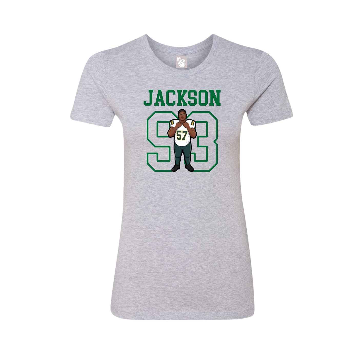 Fitted Women's Tee — Shirsey in Grey