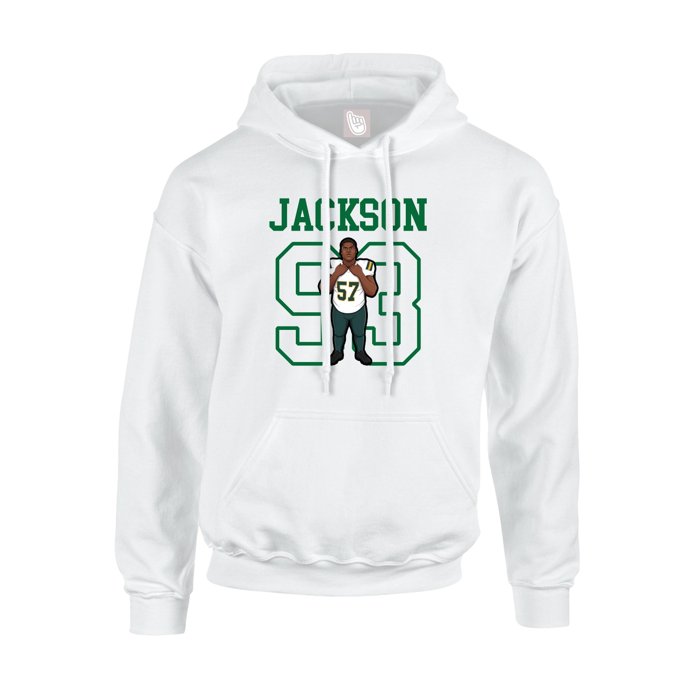 Hoodie — Shirsey in White