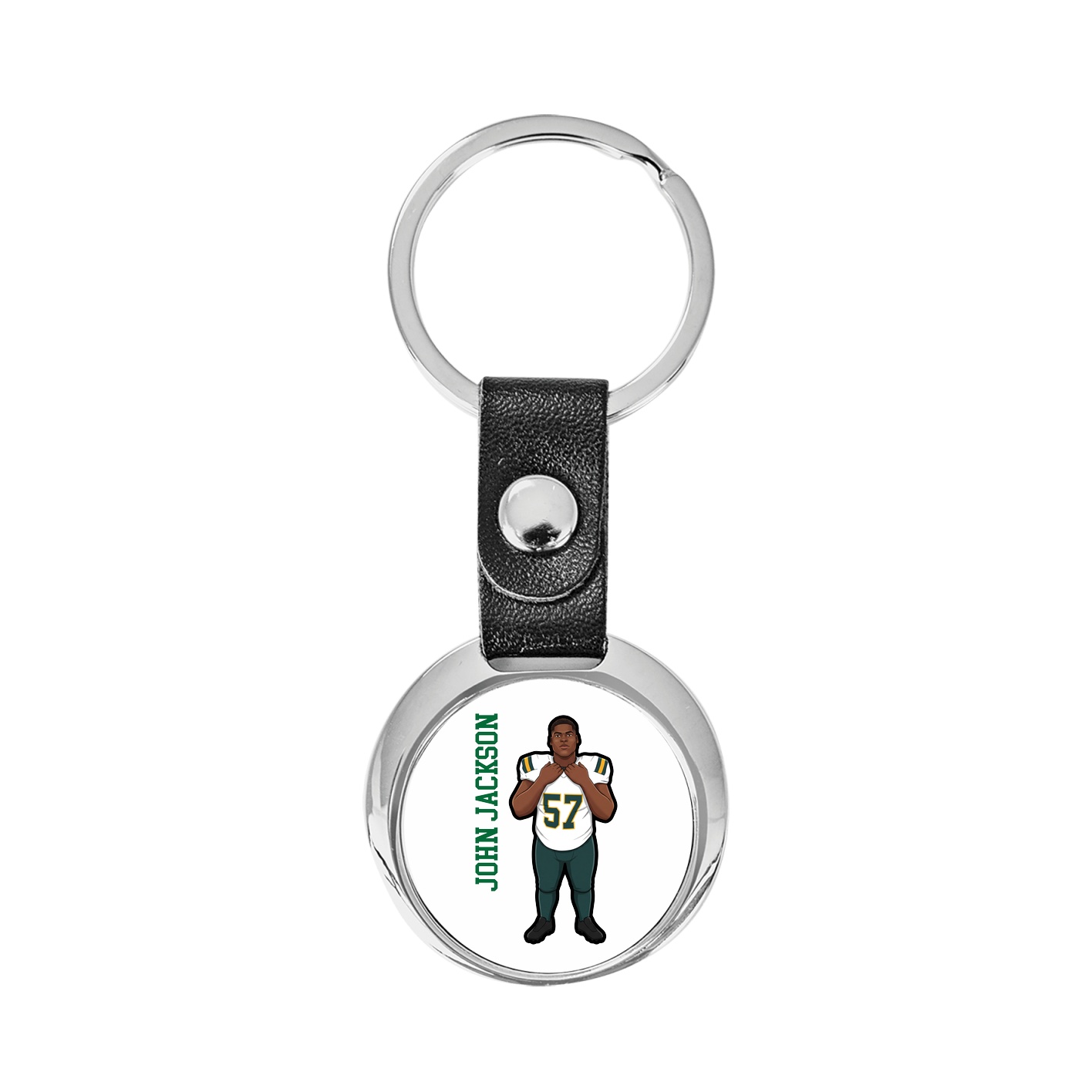 Key Chain — Name Vertical in Classic