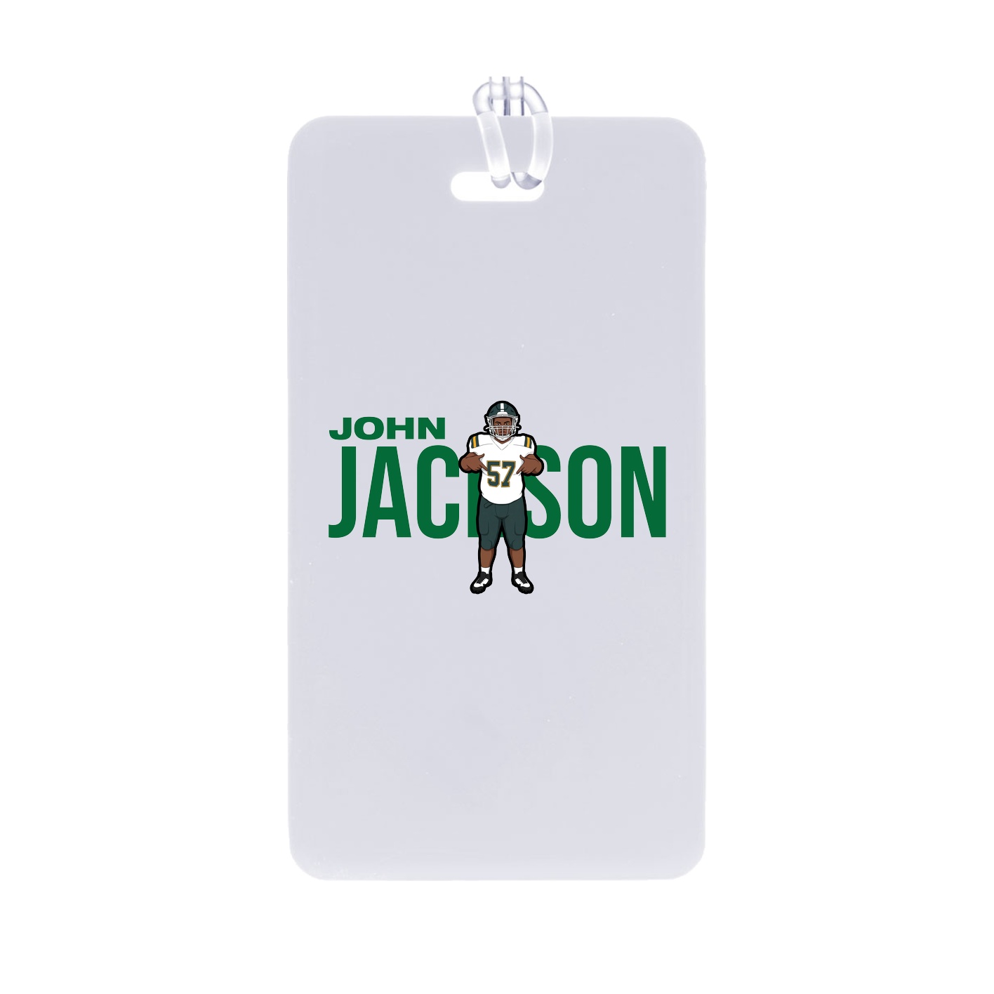 Bag Tag — Player Name in Classic