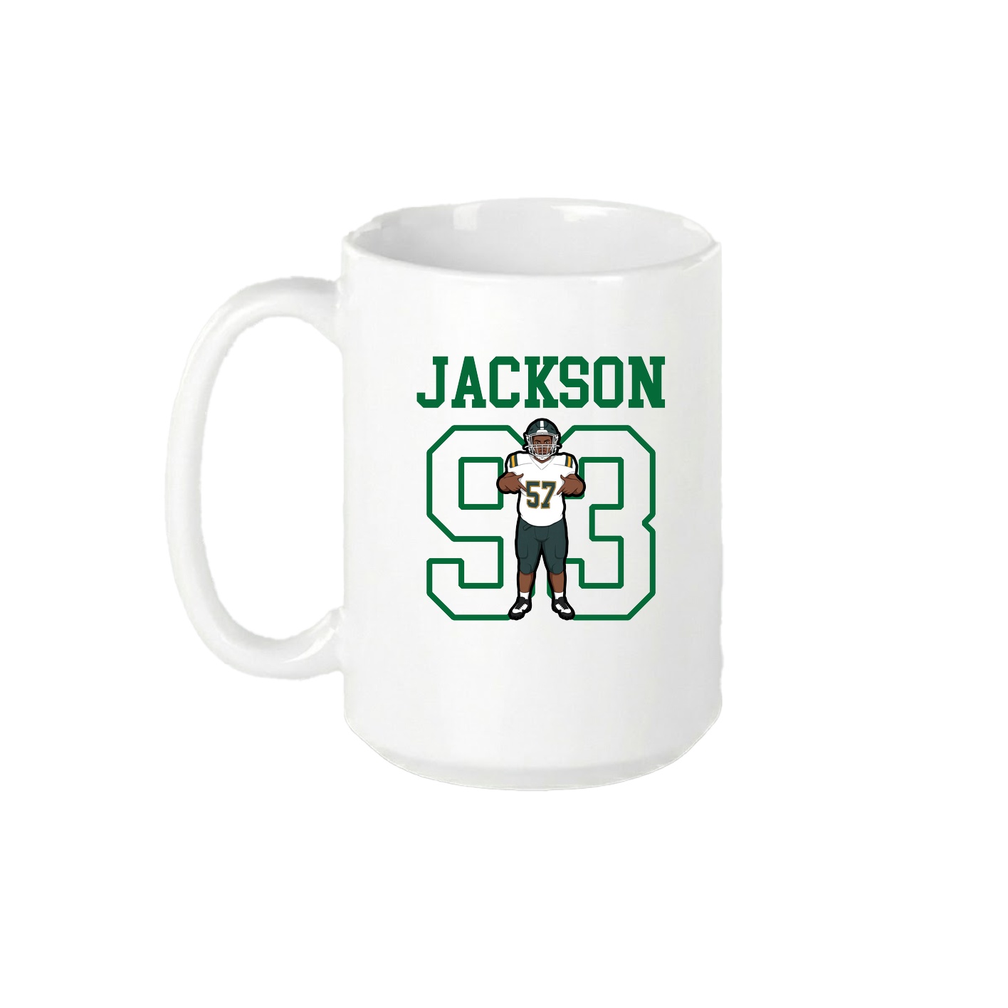 15oz Coffee Mug — Shirsey in White