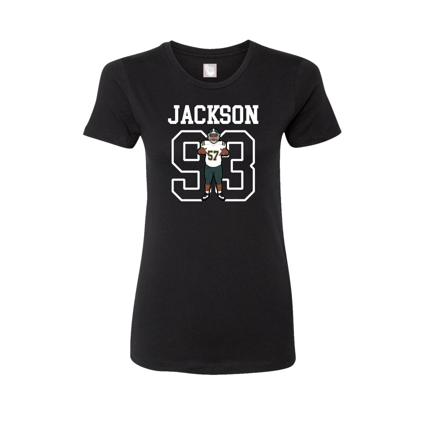 Fitted Women's Tee — Shirsey in Black