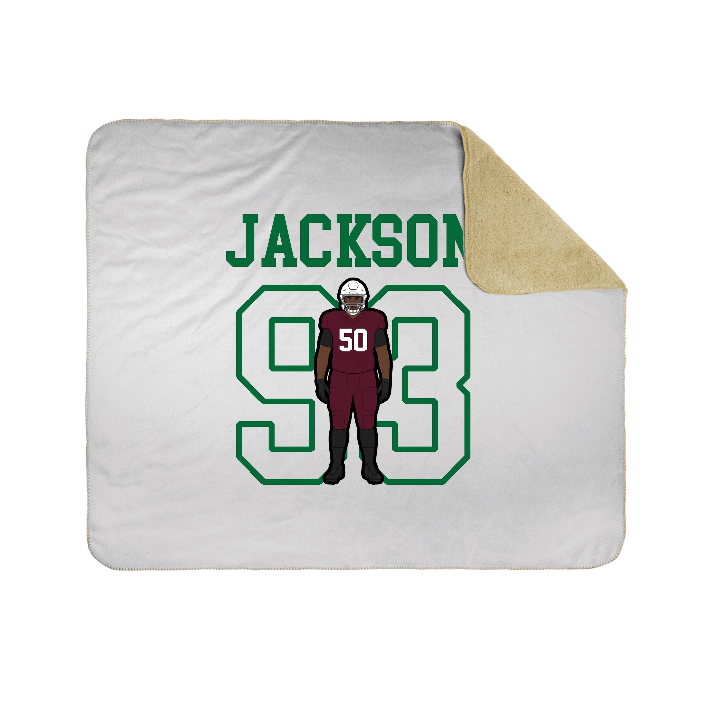 Throw Blanket — Shirsey in White