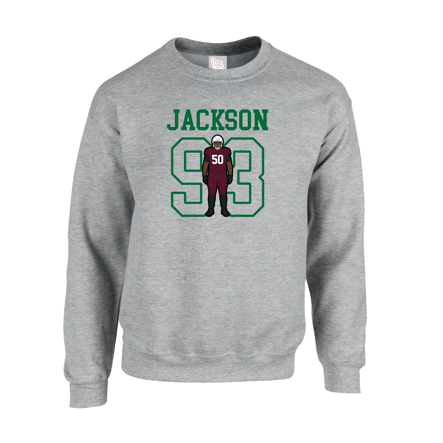 Fleece Crew — Shirsey in Grey