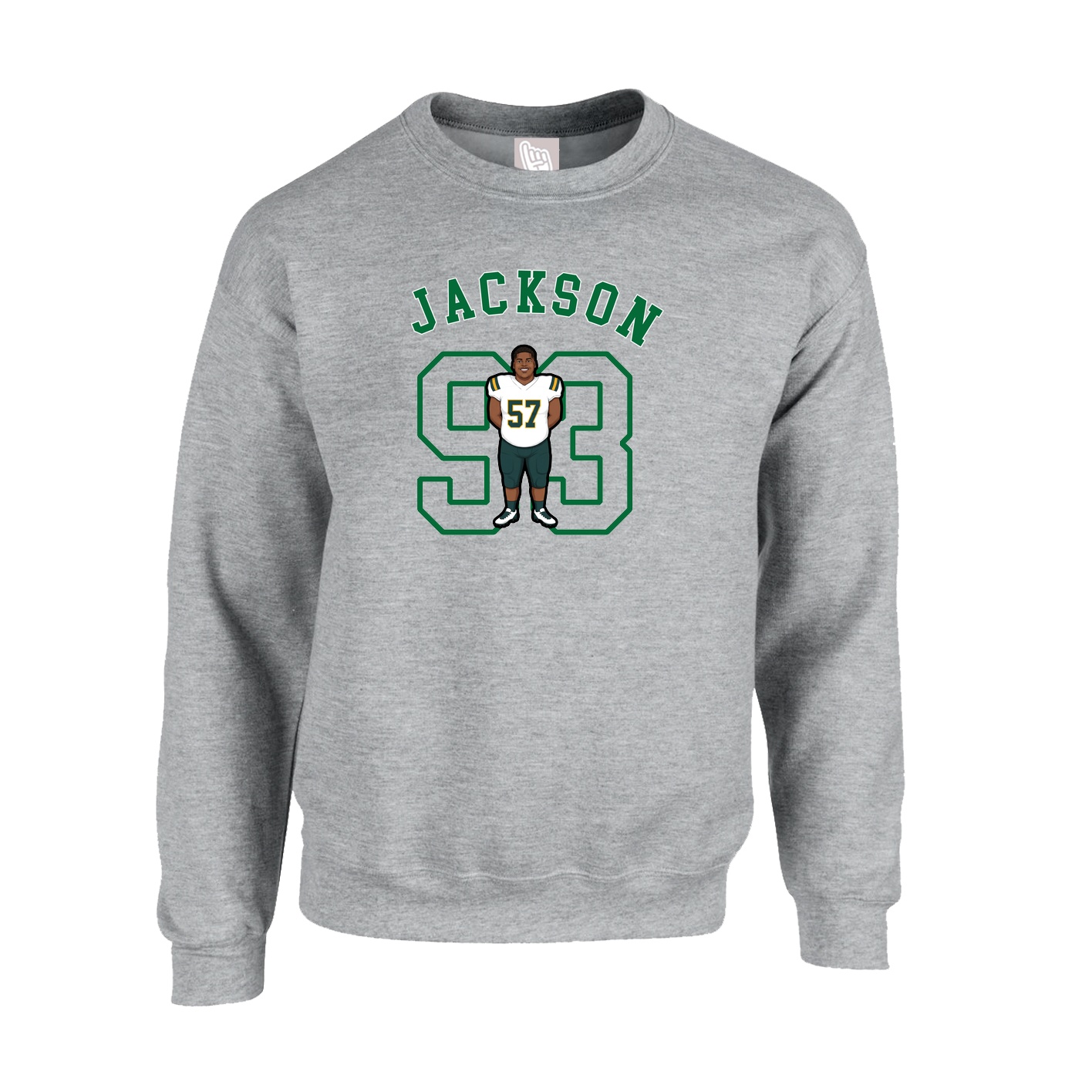 Fleece Crew — Shirsey Arch in Grey