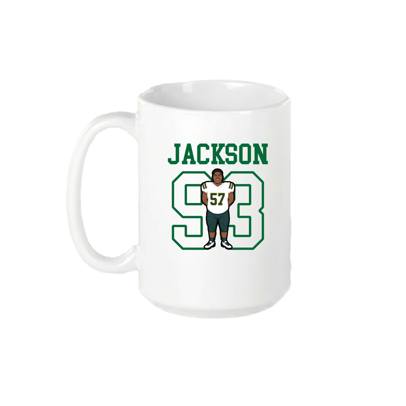 15oz Coffee Mug — Shirsey in White