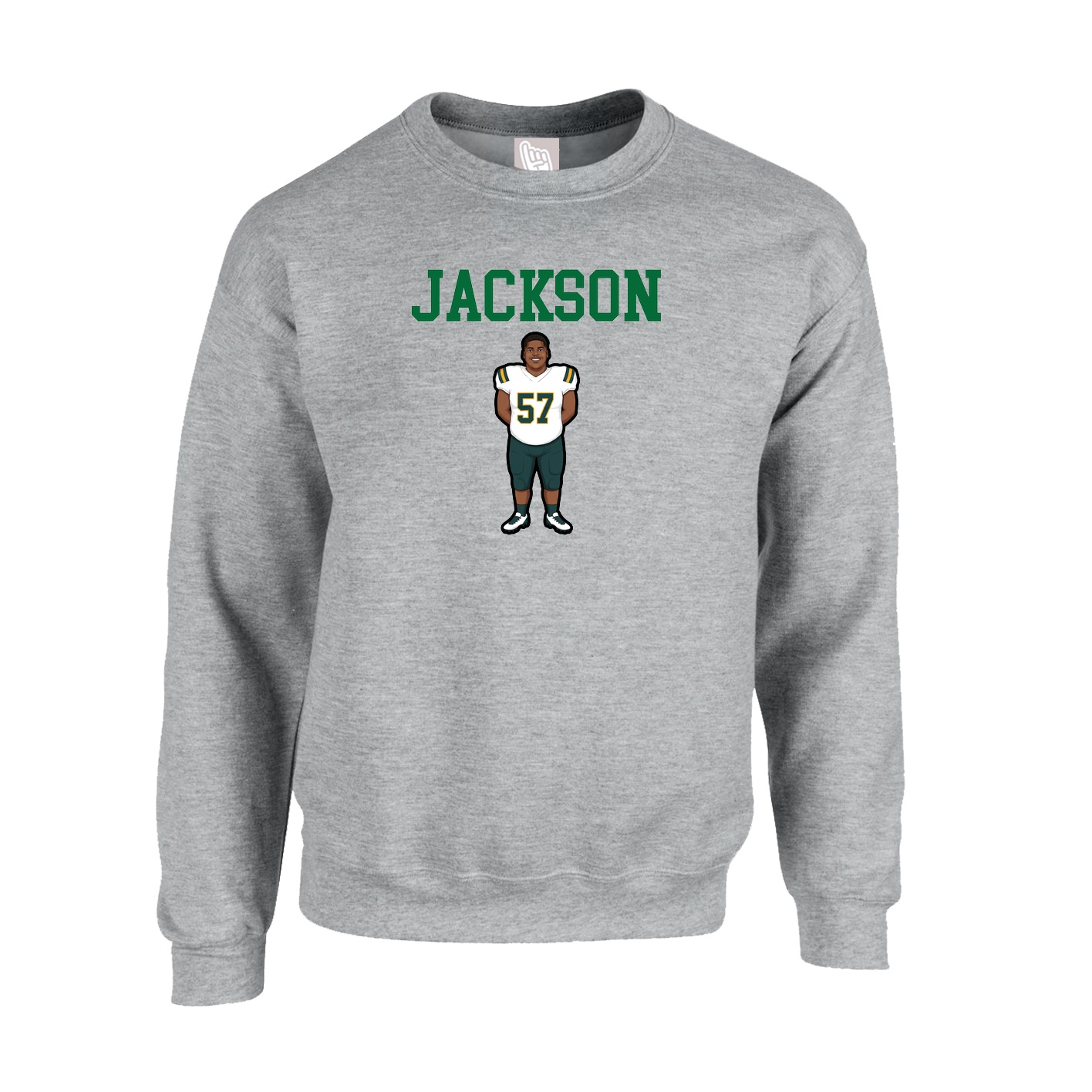 Fleece Crew — Shirsey in Grey