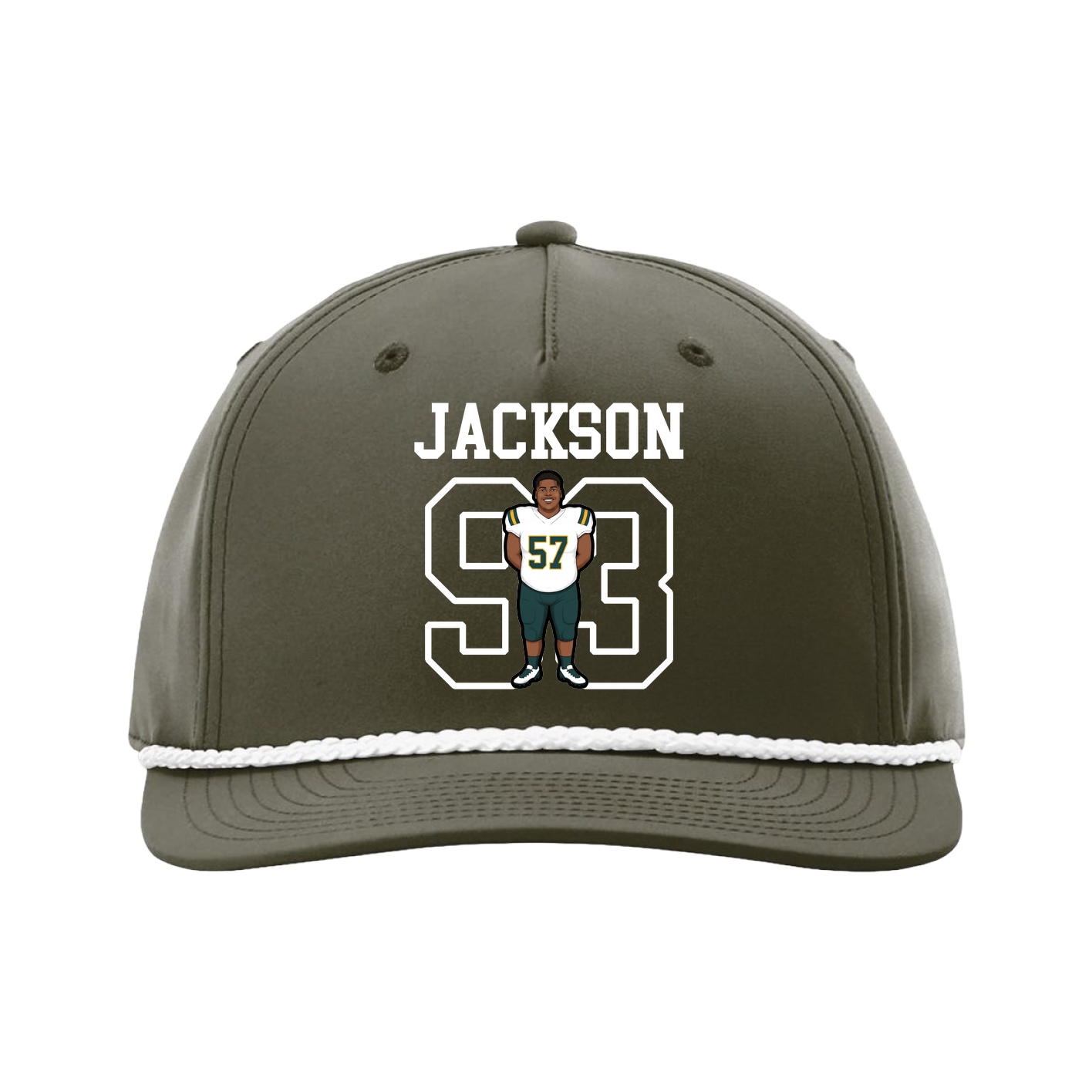 Five-Panel Classic Rope Cap — Shirsey in Green