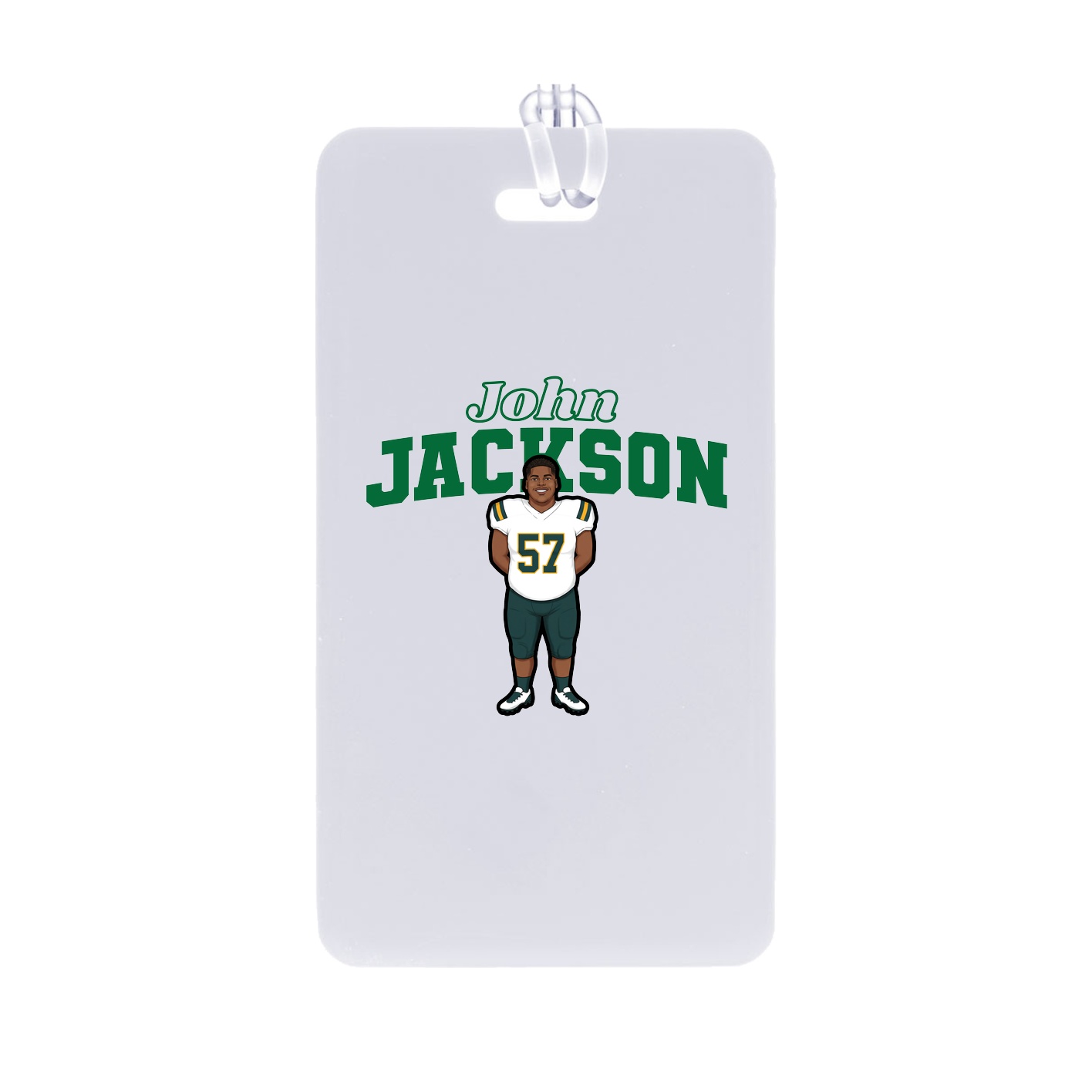 Bag Tag — Name Arch in Classic