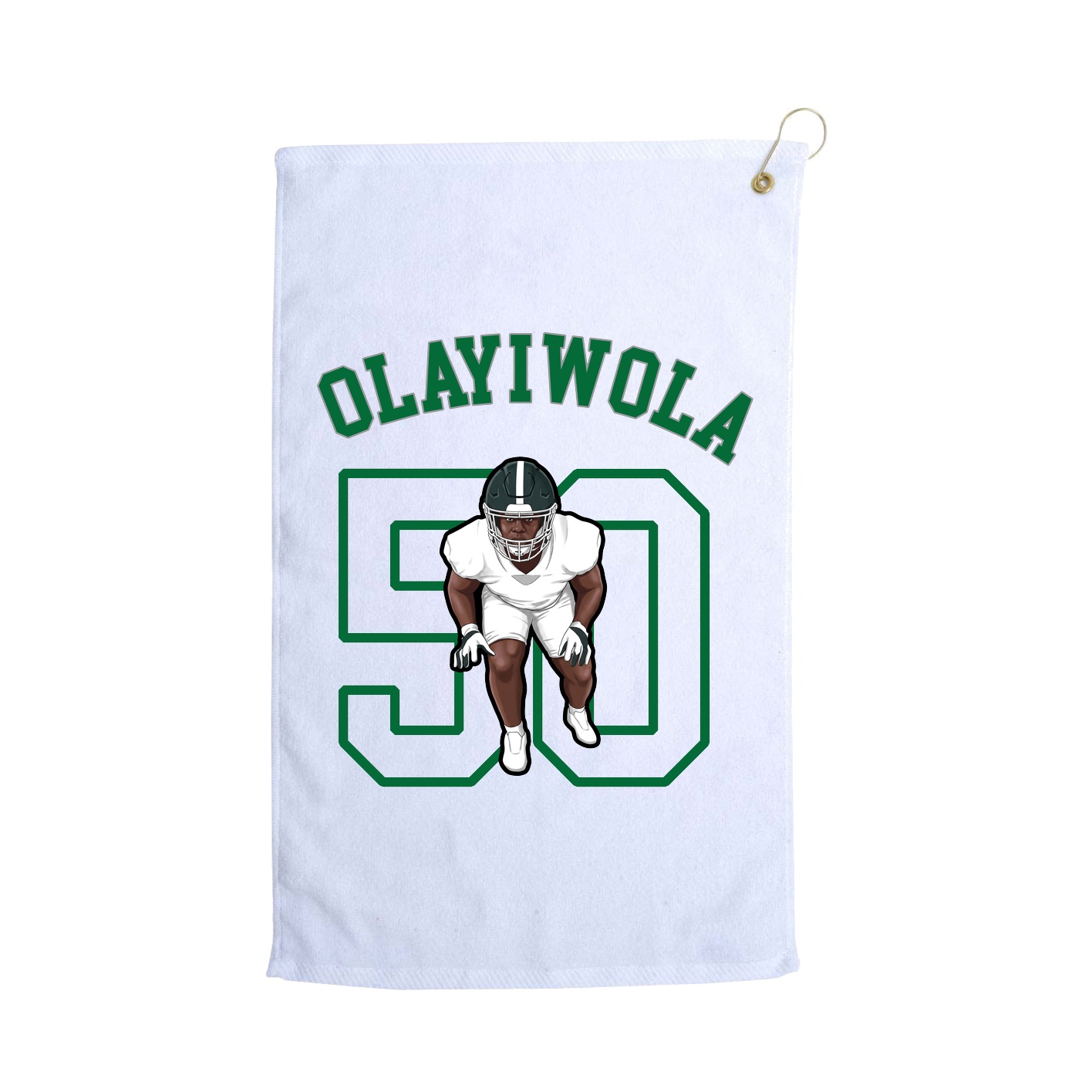 Golf Towel — Shirsey Arch in White