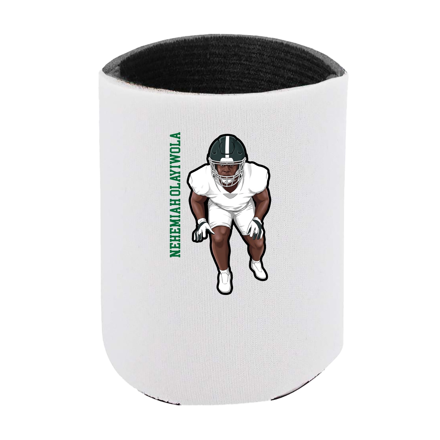 Can Holder — Name Vertical in White