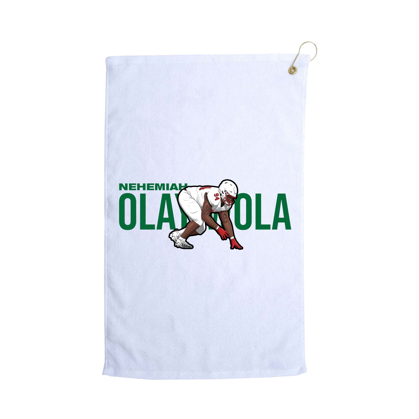 Golf Towel — Player Name in White