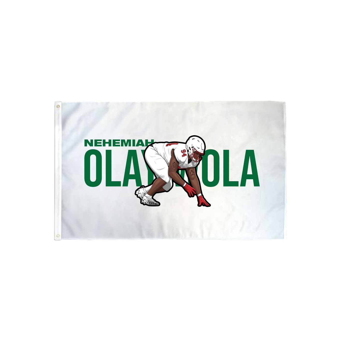 3x5 Flag — Player Name in Classic