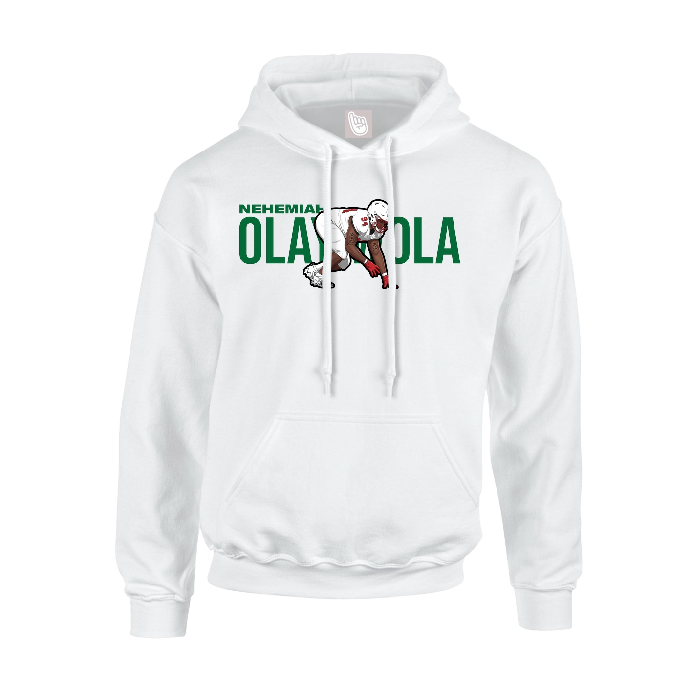Hoodie — Player Name in White