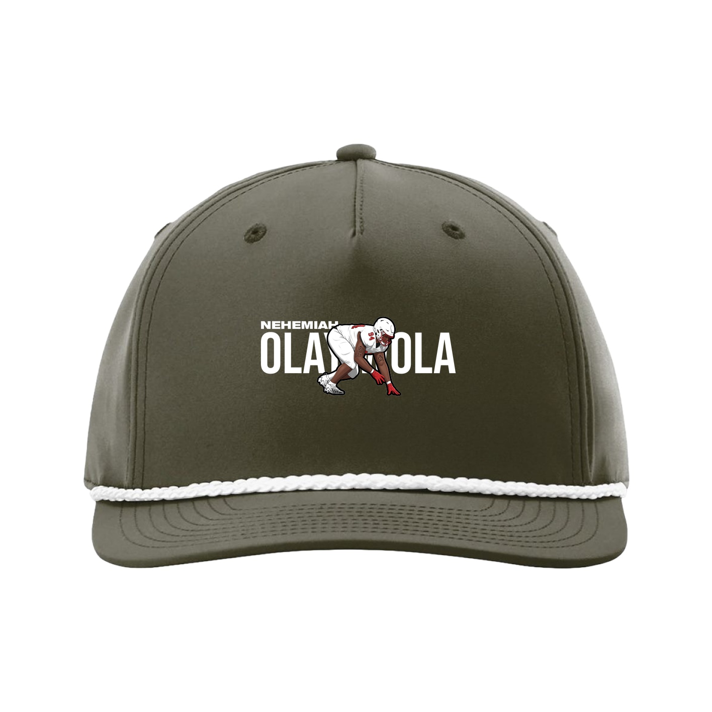 Five-Panel Classic Rope Cap — Player Name in Green