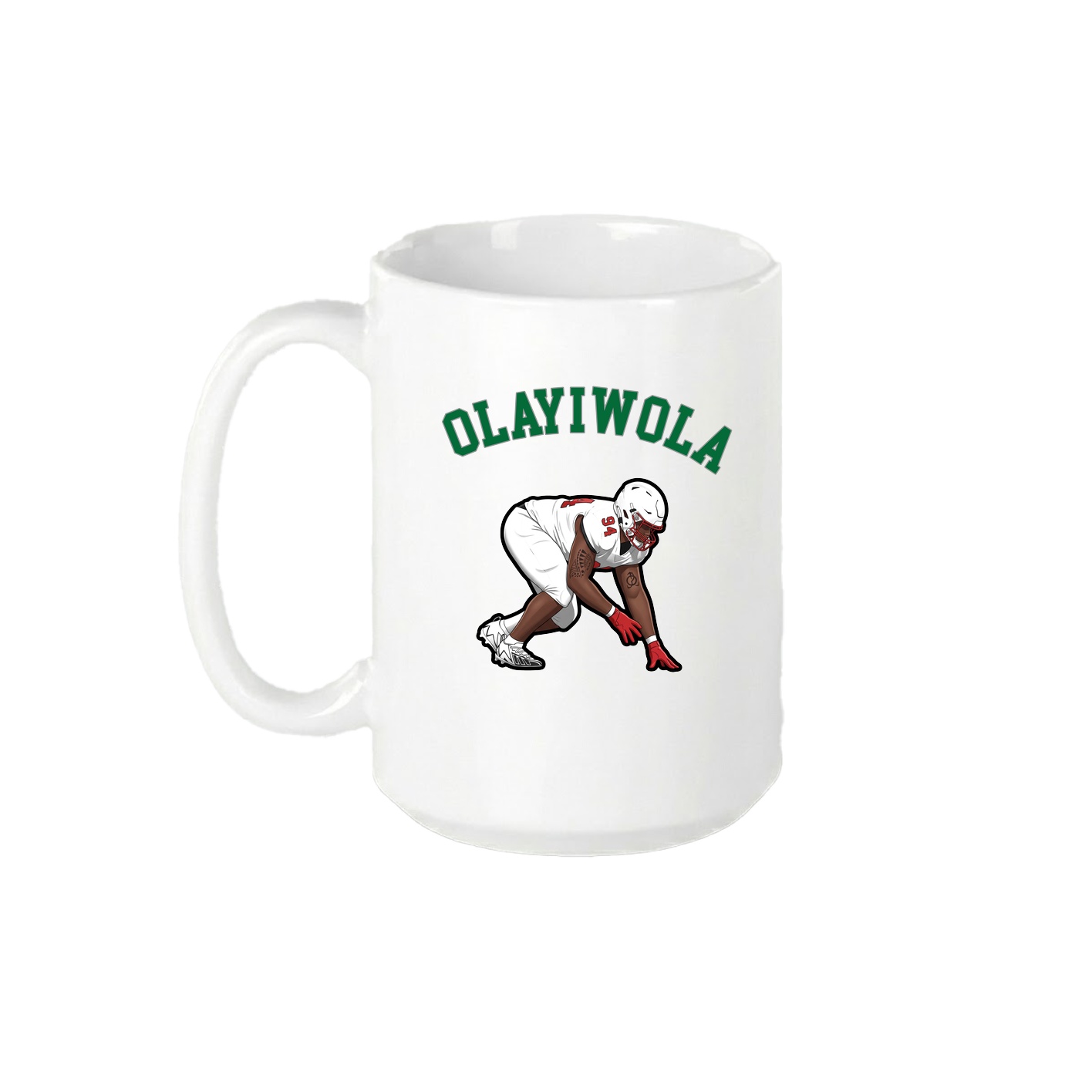 15oz Coffee Mug — Shirsey Arch in White