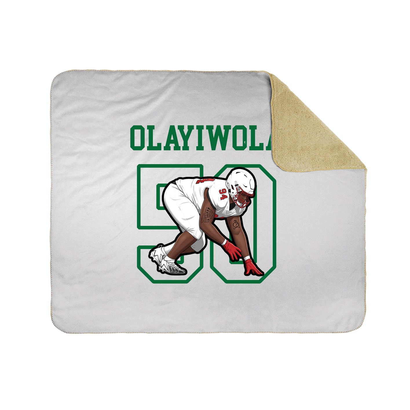 Throw Blanket — Shirsey in White