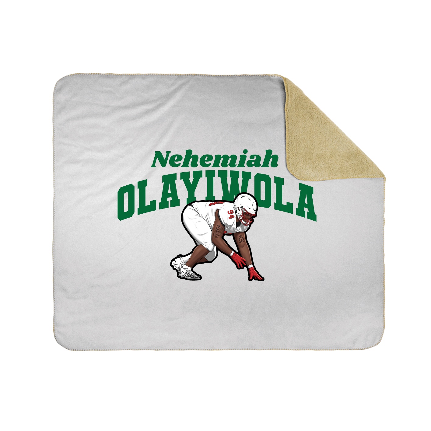 Throw Blanket — Signature Arch in White