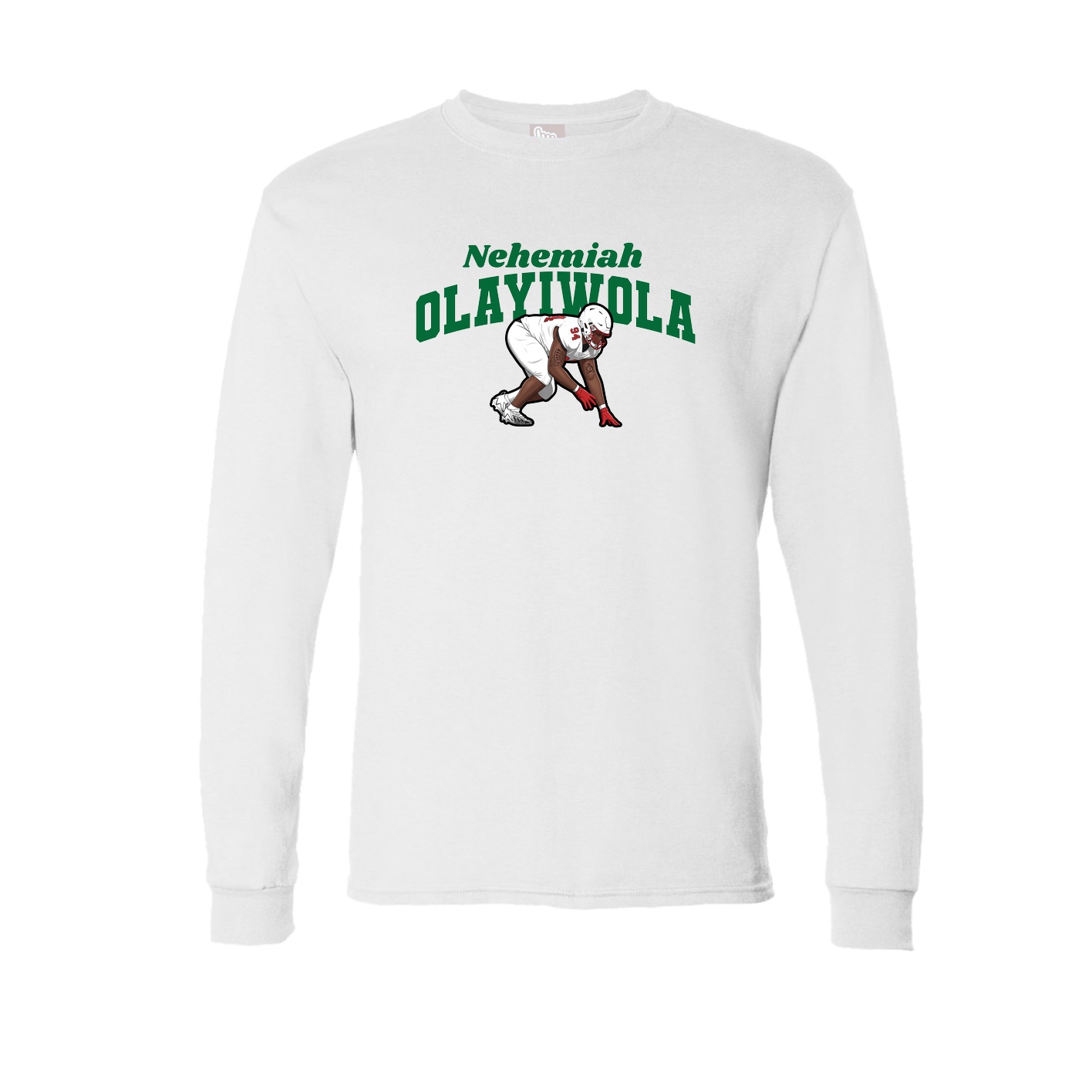 Long Sleeve Tee — Signature Arch in White