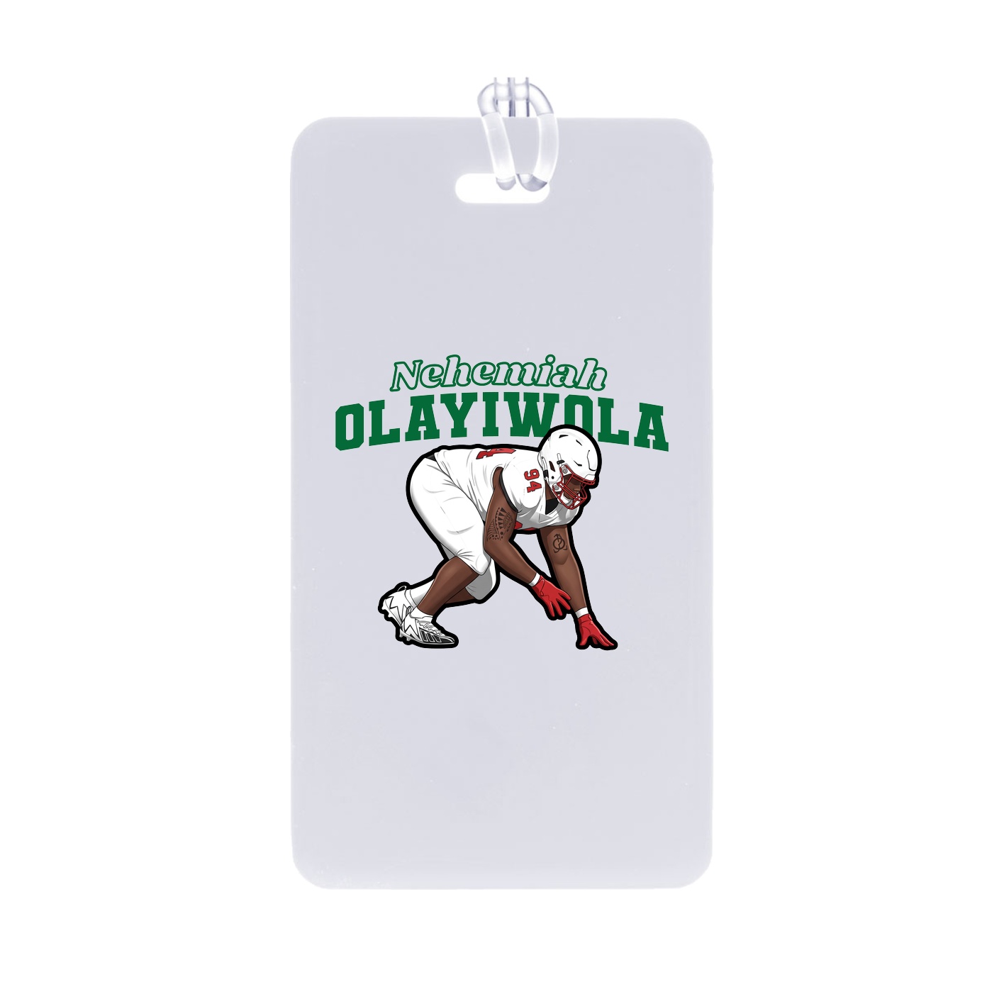 Bag Tag — Name Arch in Classic