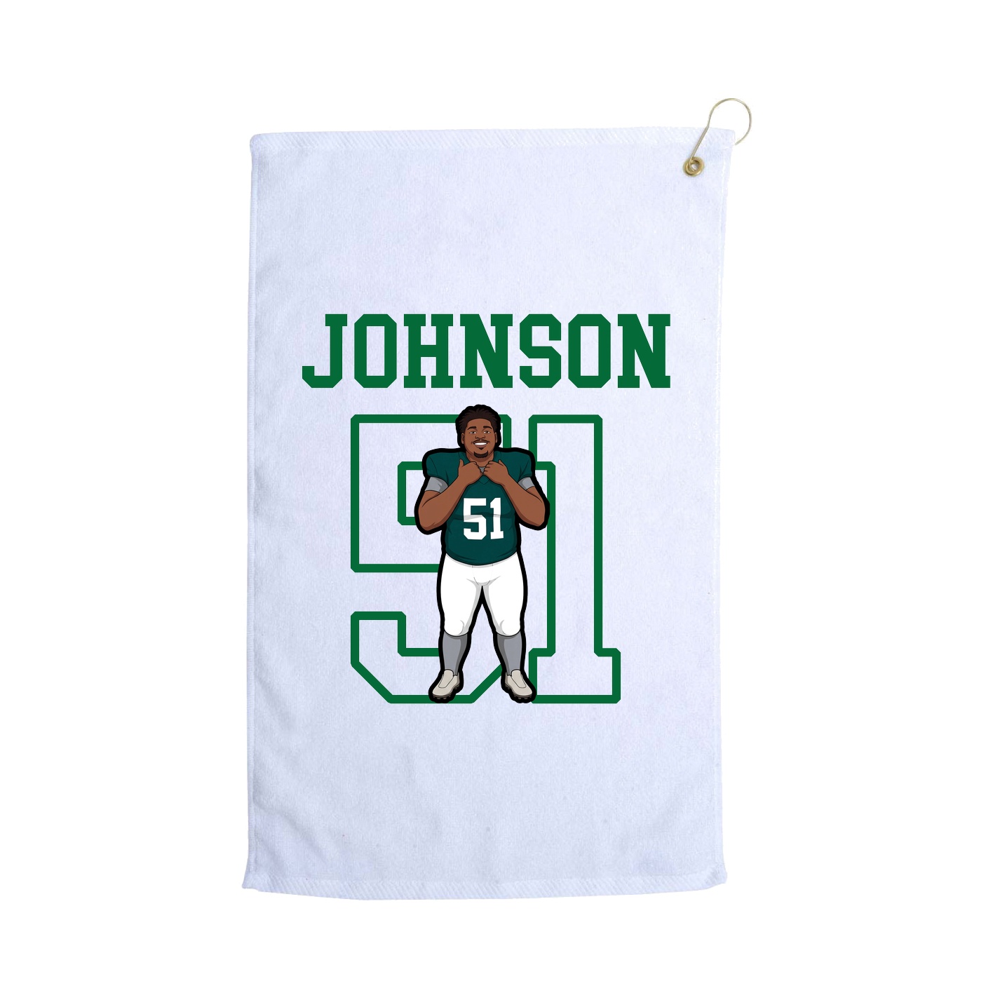Golf Towel — Shirsey in White